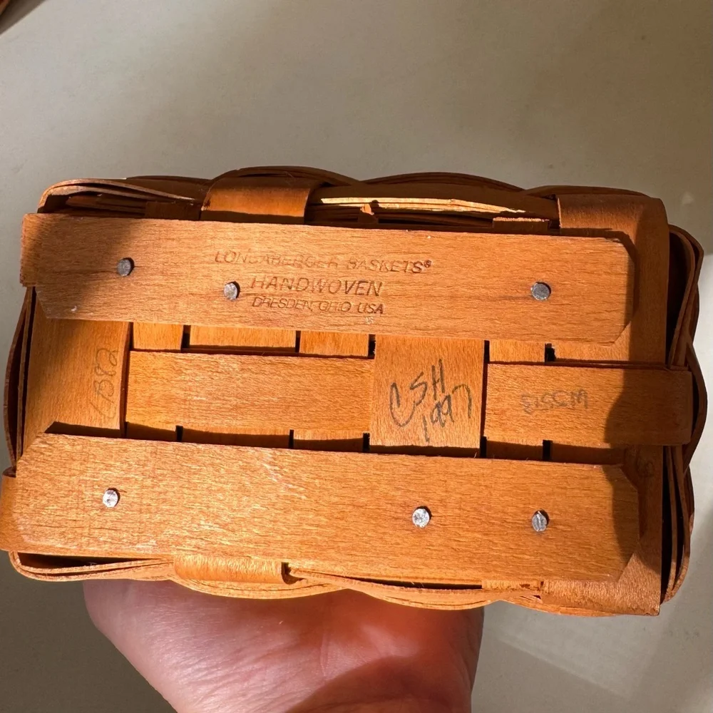 🧺 Longaberger Hostess Appreciation Basket Set - Garden Splendor Liners - Picture 5 of 11